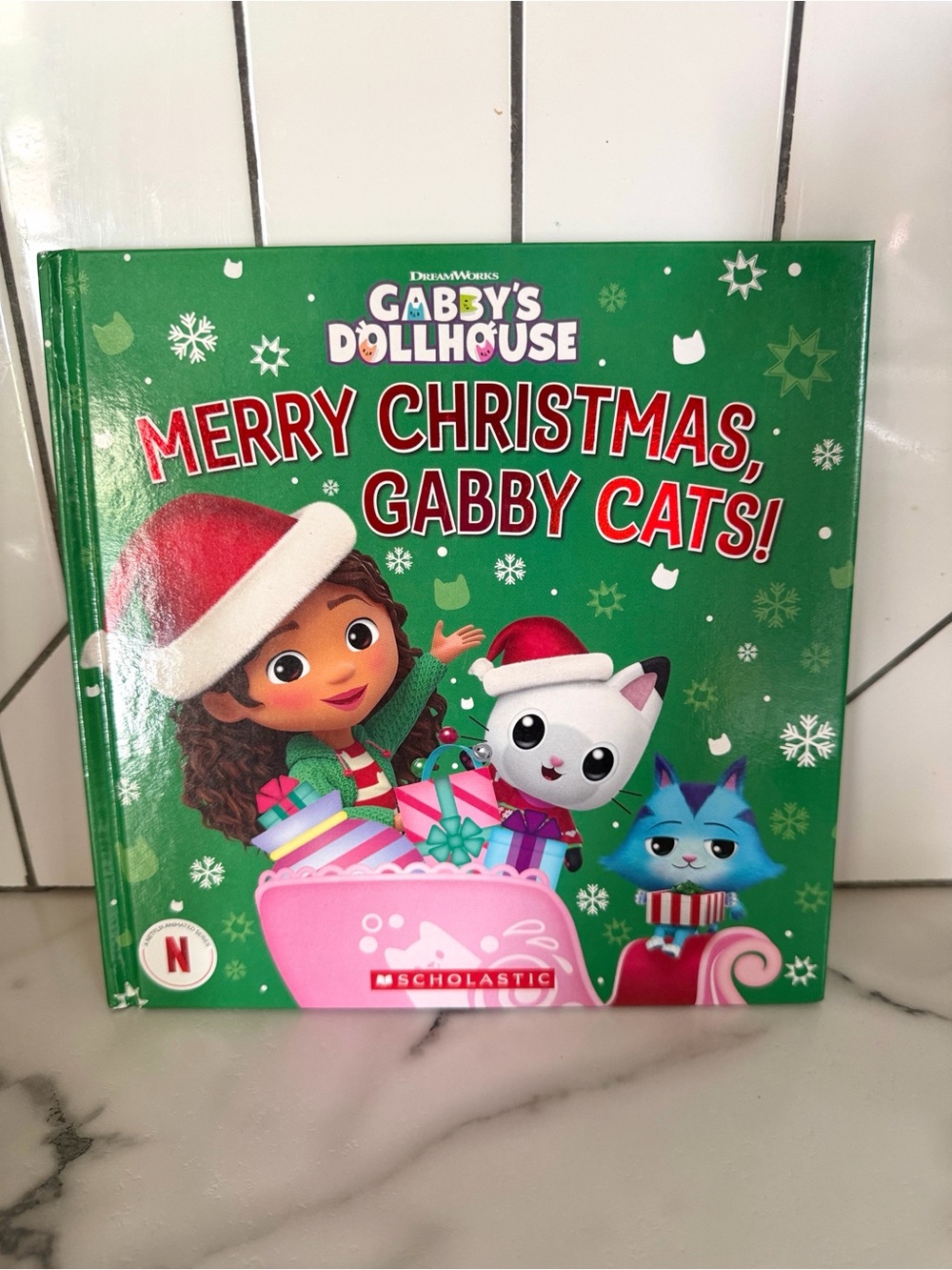 Gabby’s Dollhouse “Merry Christmas, Gabby Cats!” Hardcover Book